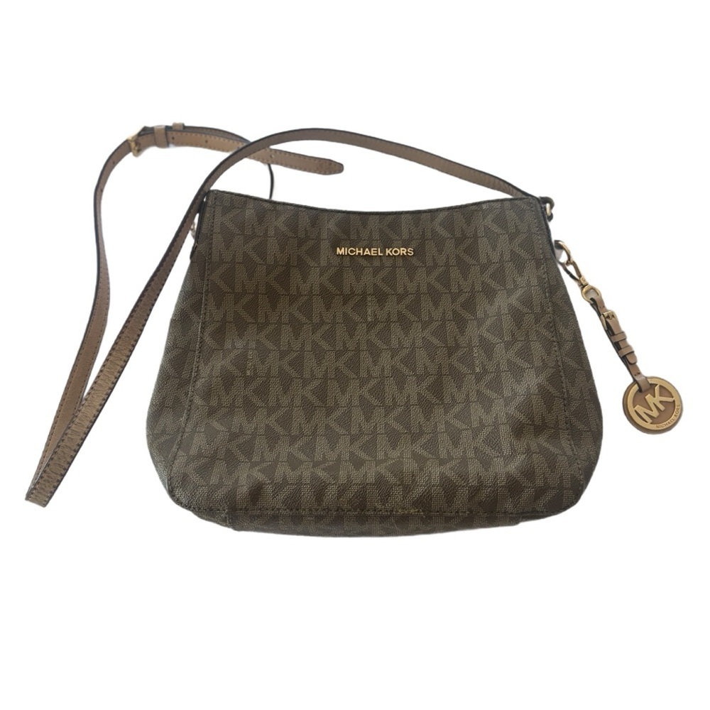 New Michael Kors Purse Jet Set Travel Messenger Signature Crossbody‎ Handbag